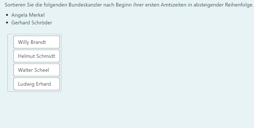 Beispiel Geschichte